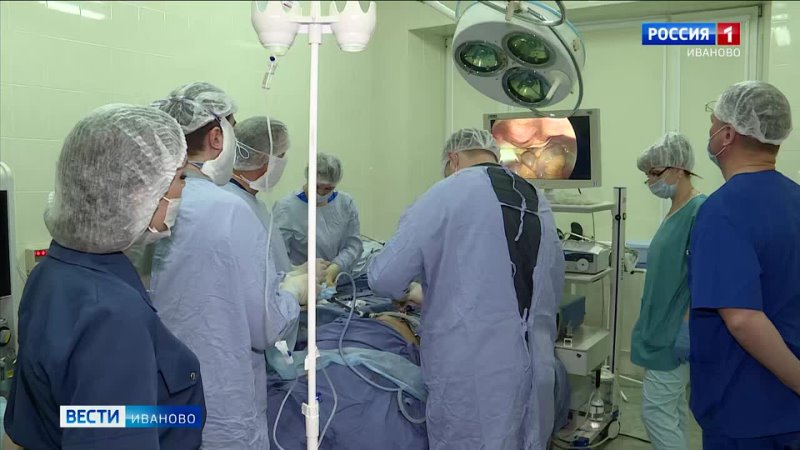 Врачи Ивановской областной больницы удаляют аденому простаты с помощью лапароскопии
