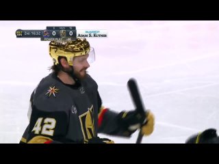 Daniil Miromanov scores a power-play goal against the Arizona Coyotes to make it 1-0 VGKvsARI VegasBorn Yotes