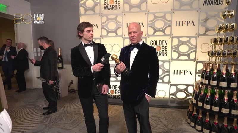 Evan Peters Golden Globe by 