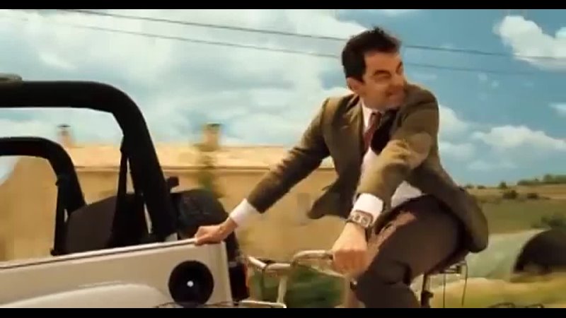 Mr Bean catches hard chicken