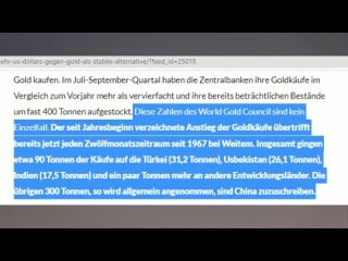 Offiziell Länder tauschen mehr US Dollar für GOLD ein   Die Ablöse des US Dollars - Krissy Rieger