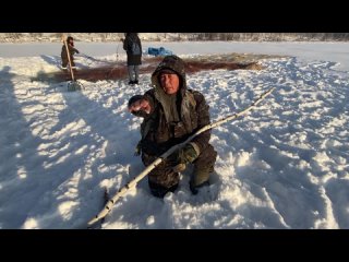 Мунха - Саха (Якутия) республикасында боз астыннан балык тоту