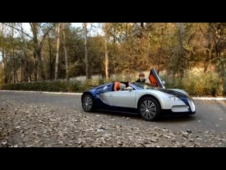 Детский Bugatti Veyron из Казахстана