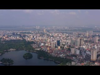 Путешествие по Hanoi City Vietnam - 4k