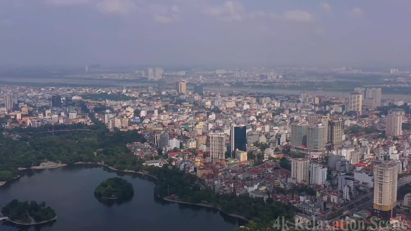 Путешествие по Hanoi City Vietnam - 4k