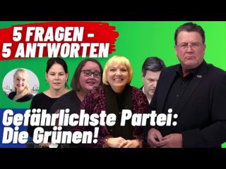 Die Grünen sind die gefährlichste Partei Deutschlands! (5 Fragen - 5 Antworten) -  Stephan Brandner, MdB