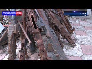 Донецкий кузнец создаёт кованые фигуры из боеприпасов, мин и гранатомётов