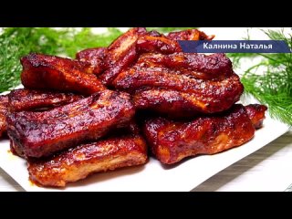 Вместо ШАШЛЫКА  Нереально вкусно, на Новогодний стол  Ребрышки  по-канадски  (480p).mp4