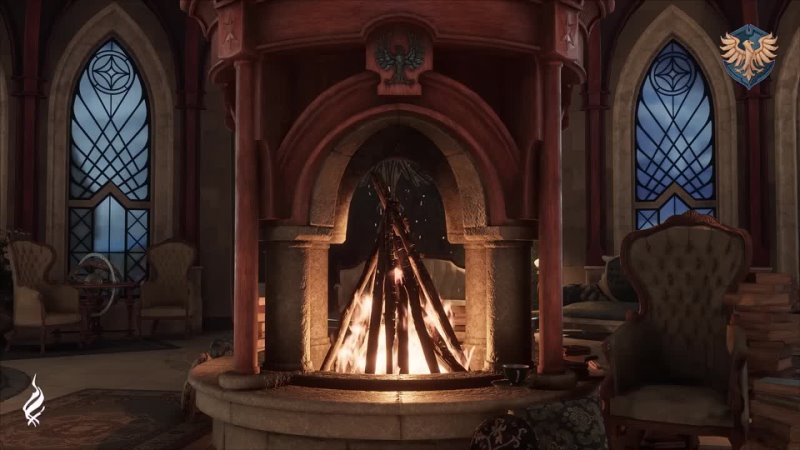 Hogwarts Legacy Ravenclaw Fireplace 4
