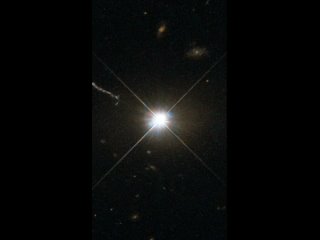 Квазар — один из самых загадочных объектов в наблюдаемой Вселенной

На расстоянии 2,5 миллиарда световых лет от Земли находится