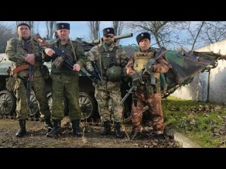 Бойцы Казачьего штурмового батальона Таврида, защищающие рубежи Отечества в Запорожской области, передают свои поздравления с