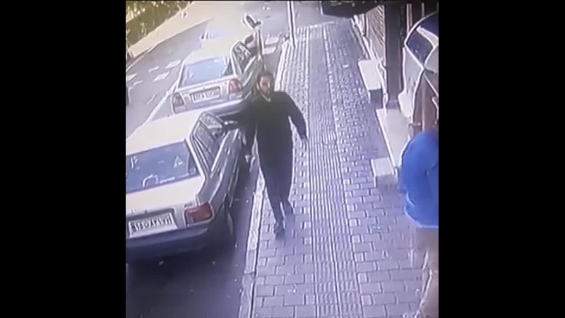 150: Savage I$lamic Law Aggressor Attacks An Iranian Woman For Hijab On Street