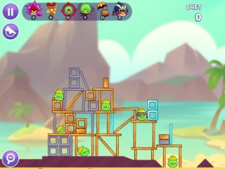 Angry Birds Reloaded🏝 Bacon Beach 🥓 Level 32