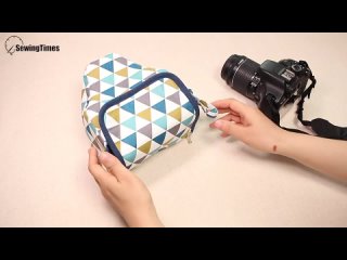 DIY CAMERA BAG _ How to make a Camera Pouch PDF Pattern  Tutorial [sewingtimes]