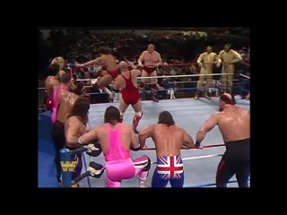 Powers of Pain Rockers Bulldogs Harts and Stallions vs Demolition Brain Busters Bolsheviks Rougeaus and Conquistadors (1988)