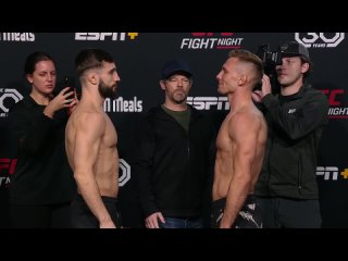 Назим Садыхов vs Эван Элдер - Битва взглядов перед UFC Вегас 69