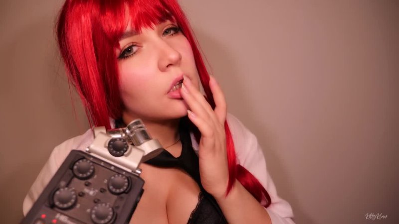 Kitty Klaw ASMR Makima Mouth sounds and finger