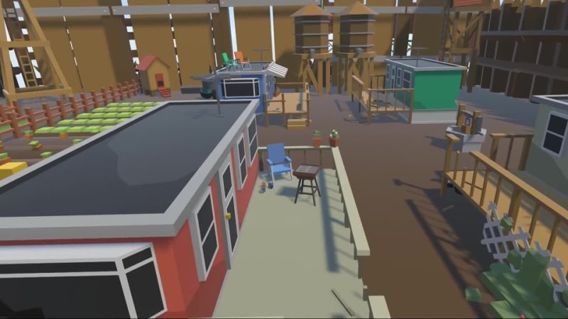 Lava Zombie Apocalypse Bandit Camp Tiny Town VR Gameplay HTC Vive VR