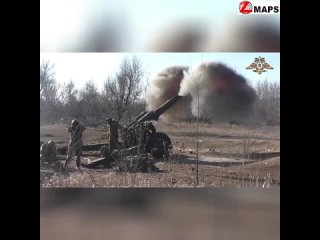 ‼️🇷🇺💥Артиллеристы 5 бригады стирают с лица земли украинских террористов под Марьинкой 

Наши артилле