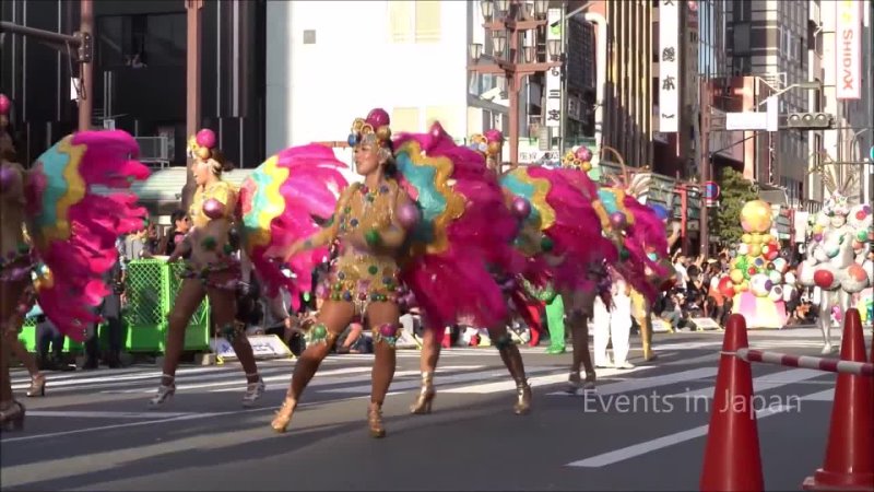 Japanese Samba •  サンバ カーニバル ウニアン 浅草 2018 • Карнавал самбы Unian Asakusa