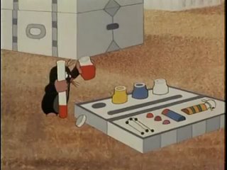 Крот-химик 1974, Чехословакия, мультфильм