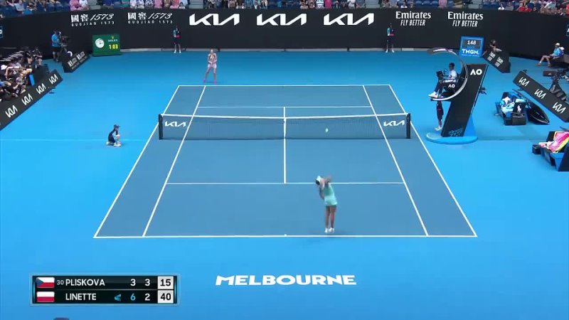 Karolina Pliskova v Magda Linette Highlights Australian Open