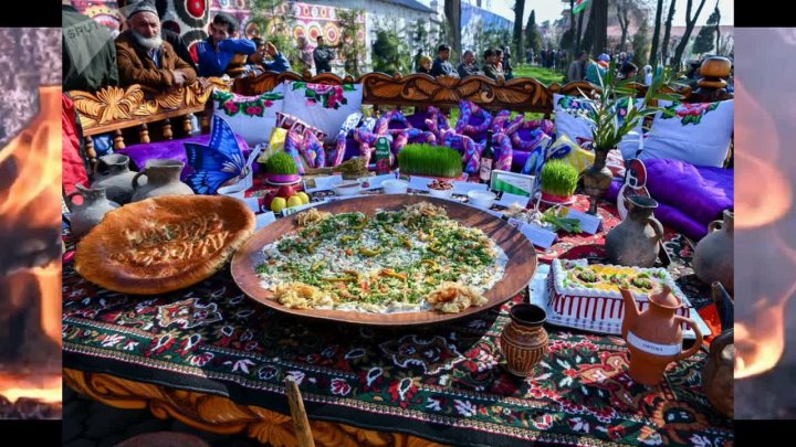 Картинки навруз узбекский. Дастархан Навруз в Таджикистане. Национальный праздник Навруз в Таджикистане. Сумаляк сайли. Праздничный дастархан в Таджикистане.