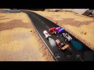 We All Died in a Dangerous Lego Soap Box Derby on the Canyon! - Brick Rigs Multiplayer