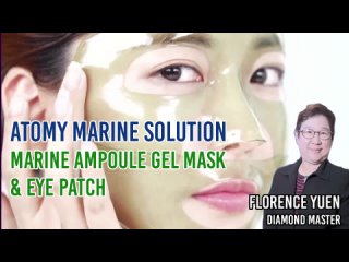 Atomy Marine Solution Marine Ampoule Gel Mask and Eye Patch, Florence Yuen Diamond Master