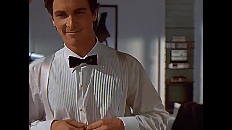 Patrick Bateman after