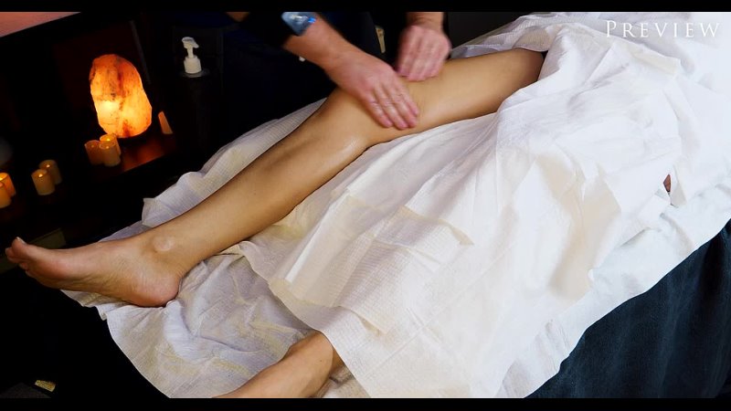 ASMR Soft  Deep Tissue Leg Massage To Ease Pain [No Talking]