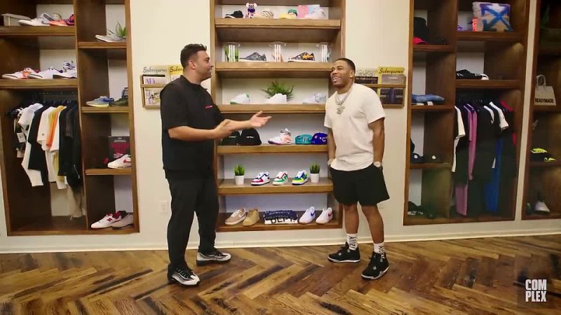 Nelly Goes Sneaker Shopping With