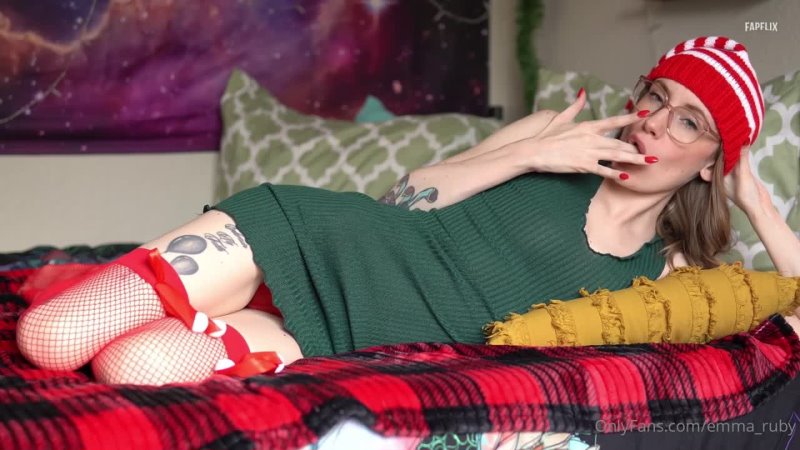 Emma Ruby ASMR Naughty Elf Cant Stop Eating All the Frosting ( Only