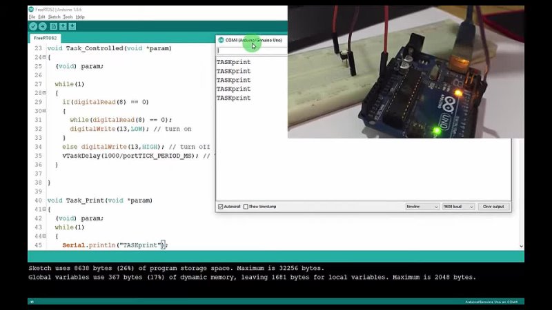 How to use FreeRTOS with Arduino