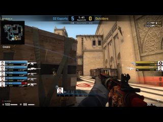 CS:GO POV Demo G2 jks (18/6) vs Outsiders (de_mirage) @ BLAST Premier World Final 2022