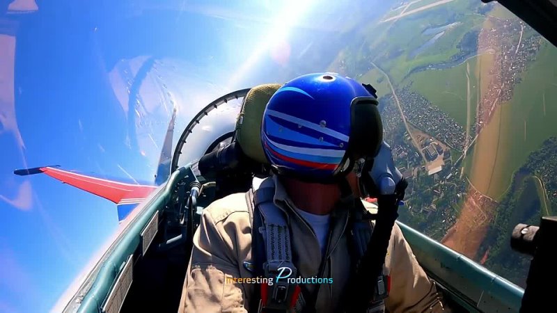 Watch the Russian Knights aerobatic team perform spooky