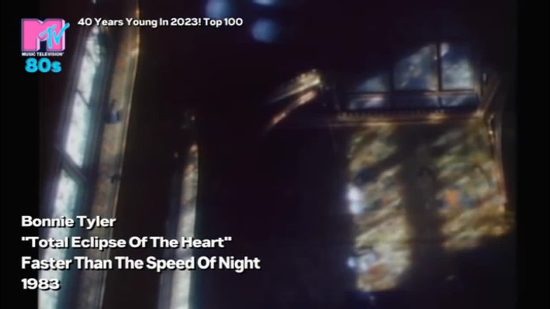 Bonnie Tyler Total Eclipse of the Heart ( MTV 80s UK) 40 Years Young In 2023 Top 100. 7