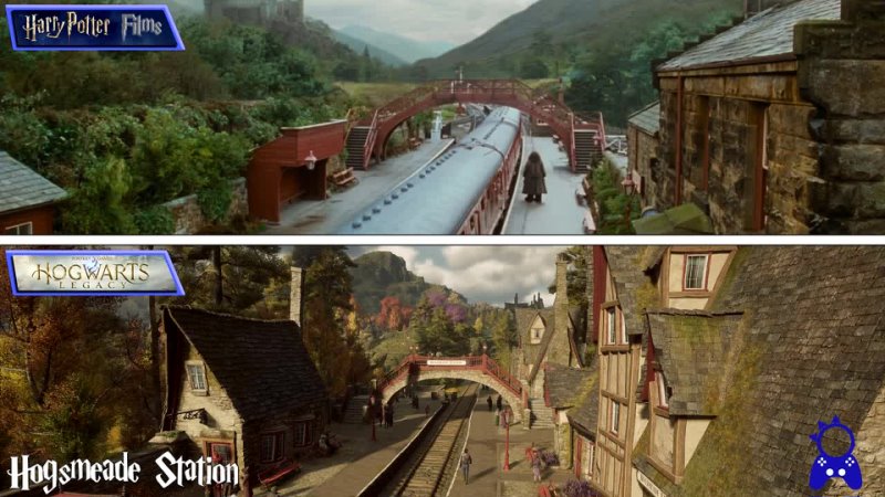 Hogwarts Legacy VS Harry Potter Films ｜ Hogwarts Locations Comparison