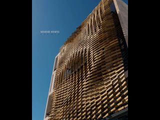 💫 Удивительная визуализация кинетического фасада здания от Shahab Shafei Studio
