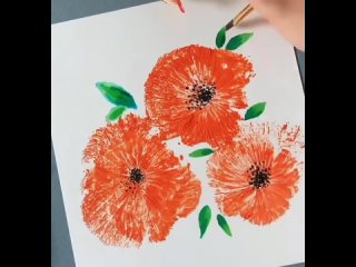 Рисуем цветы за 5 минут
