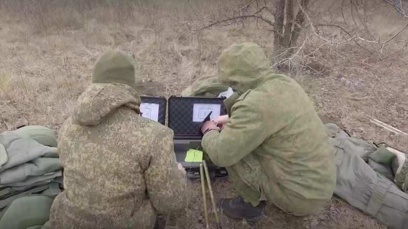 Разведка местности в ЛНР перед