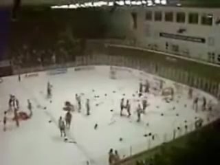 Легендарная хоккейная драка. Канада против СССР Чемпионат мира 1987 год.