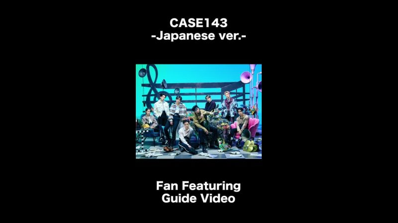 Stray Kids CASE 143 Japanese Fan Featuring Guide