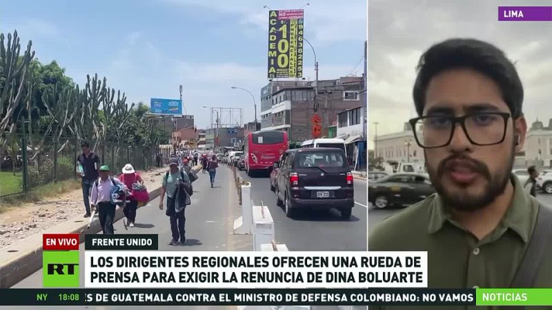 Marcha en Lima por la renuncia de Dina Boluarte y la restitución de Pedro