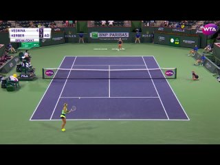 2017 BNP Paribas Open Round of 16 _ Elena Vesnina vs Angelique Kerber _ WTA Highlights (720p).mp4