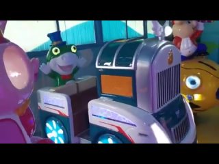 Crocodile Train Аттракцион Качалка с видео игрой