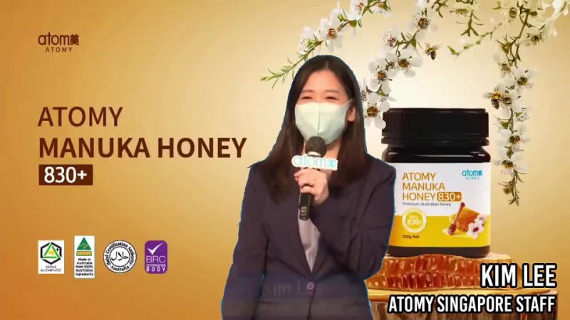 Atomy Manuka Honey, Product Intro by Kim Lee, Atomy Singapore