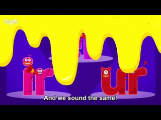 R-controlled Vowels _ er, ir, ur _ Bossy r _ Phonics Songs and Stories _ Learn to Read