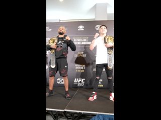 Дейвесон Фигередо vs Брэндон Морено - Битва взглядов с Медиа-дня перед UFC 283
