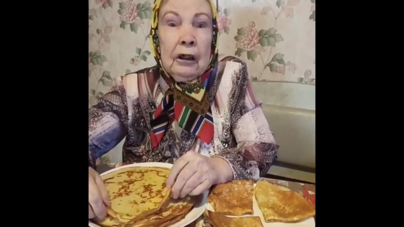 Бабушка Мария готовит Французские блинчики